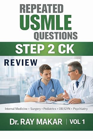 Repeated USMLE Questions Step 2 CK Review Vol 1 book cover